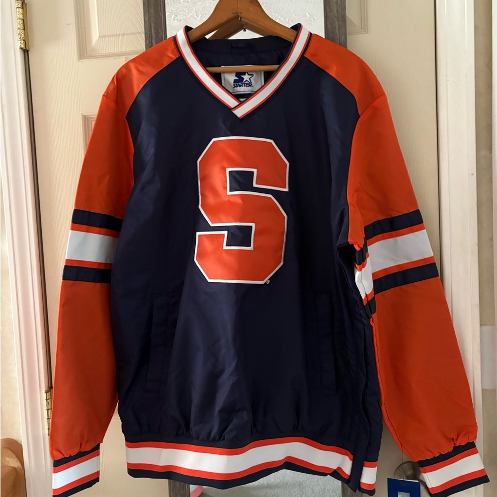 Syracuse Starter Varsity Jacket with S Logo